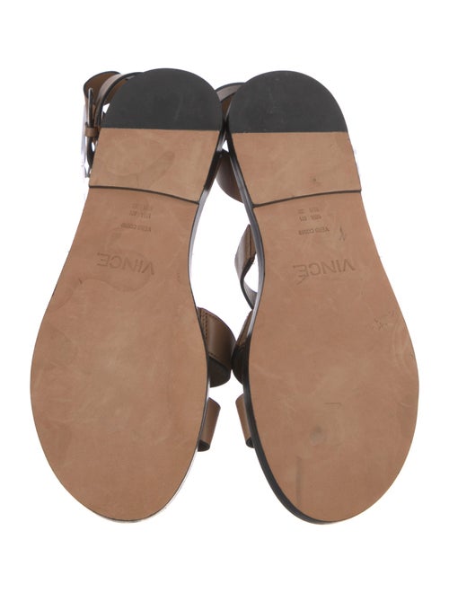 Vince Leather Gladiator Sandals