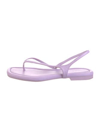 Vince Leather Slingback Sandals