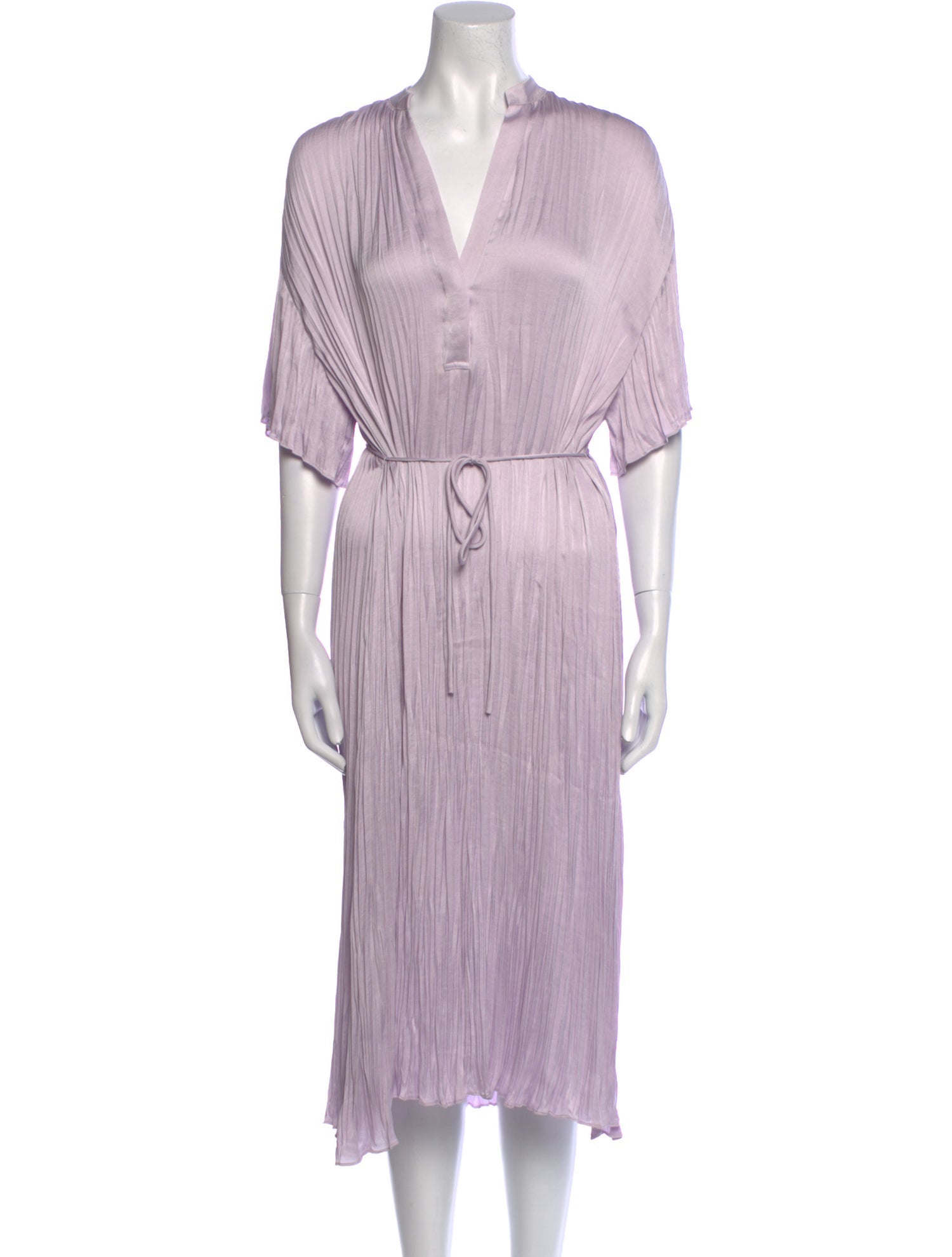 Vince V-Neck Long Dress