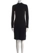 Vince Mock Neck Mini Dress