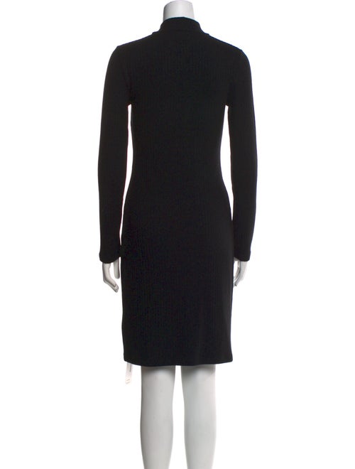 Vince Mock Neck Mini Dress