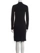 Vince Mock Neck Mini Dress
