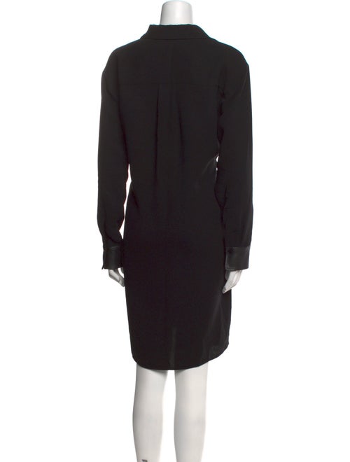 Vince V-Neck Knee-Length Dress