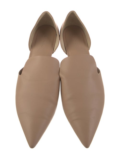 Vince Leather D'Orsay Flats