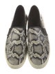 Vince Leather Animal Print Sneakers