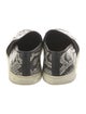 Vince Leather Animal Print Sneakers