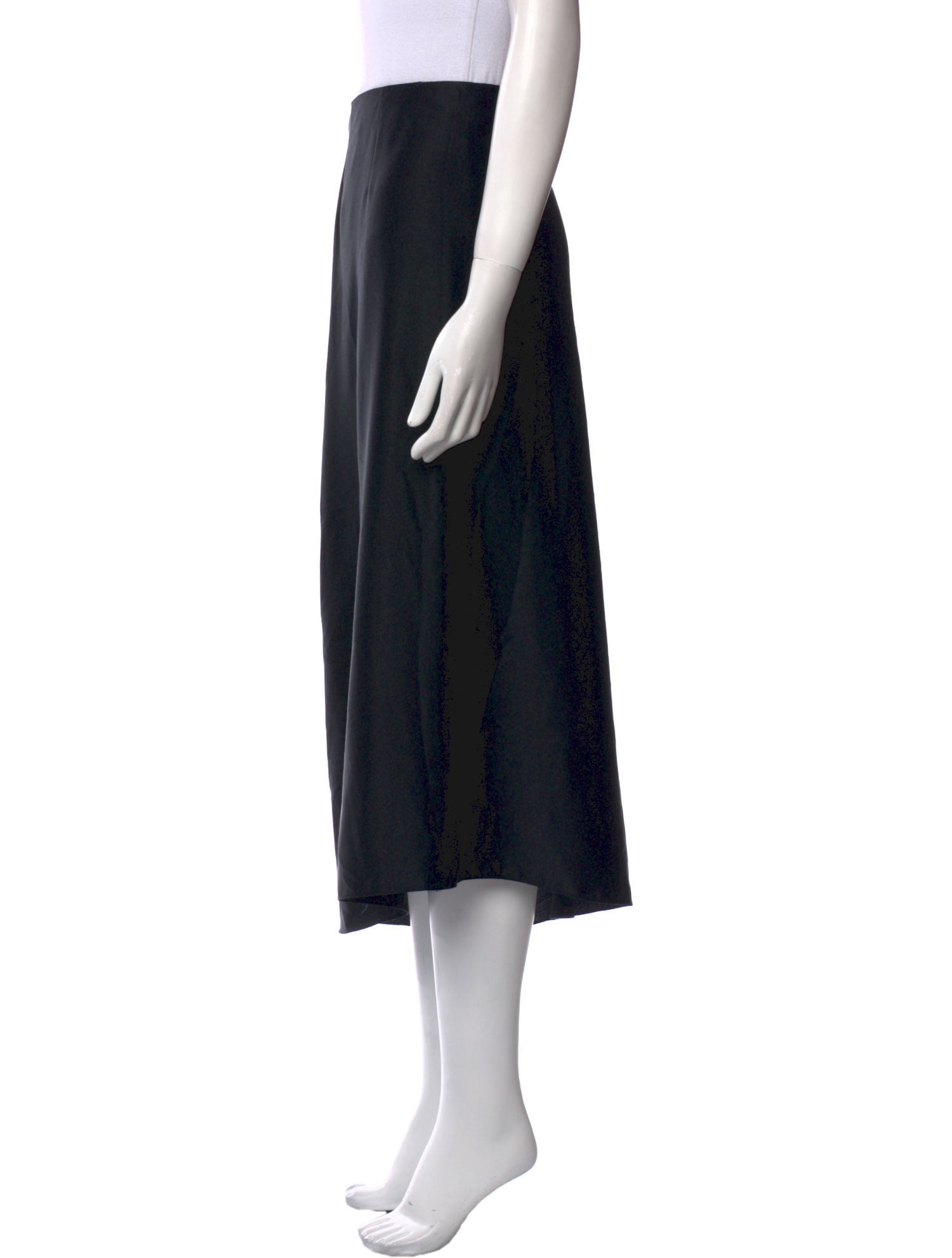 Vince Silk Midi Length Skirt