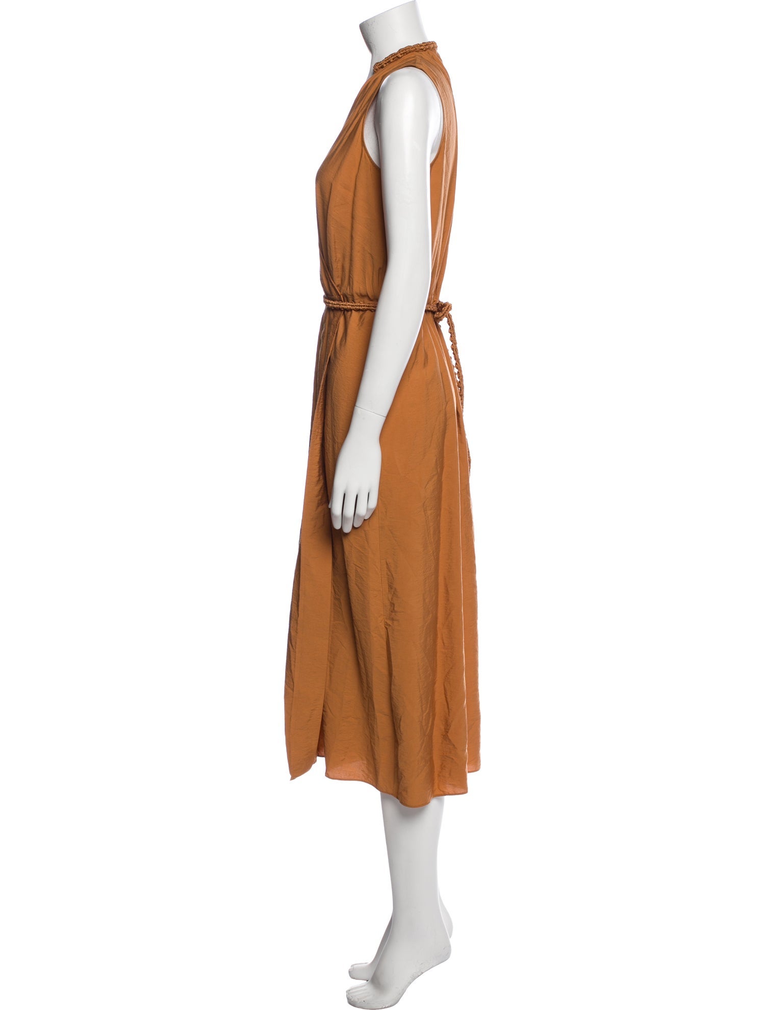 Vince V-Neck Midi Length Dress