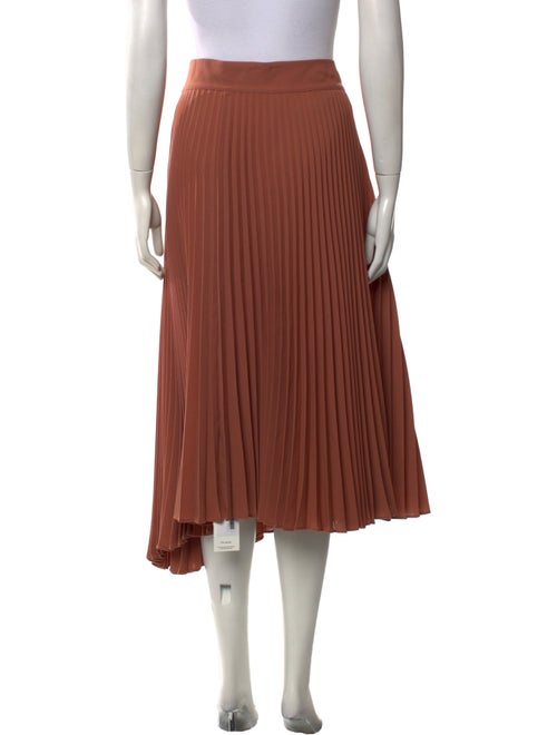 Vince Pleated Accents Midi Length Skirt