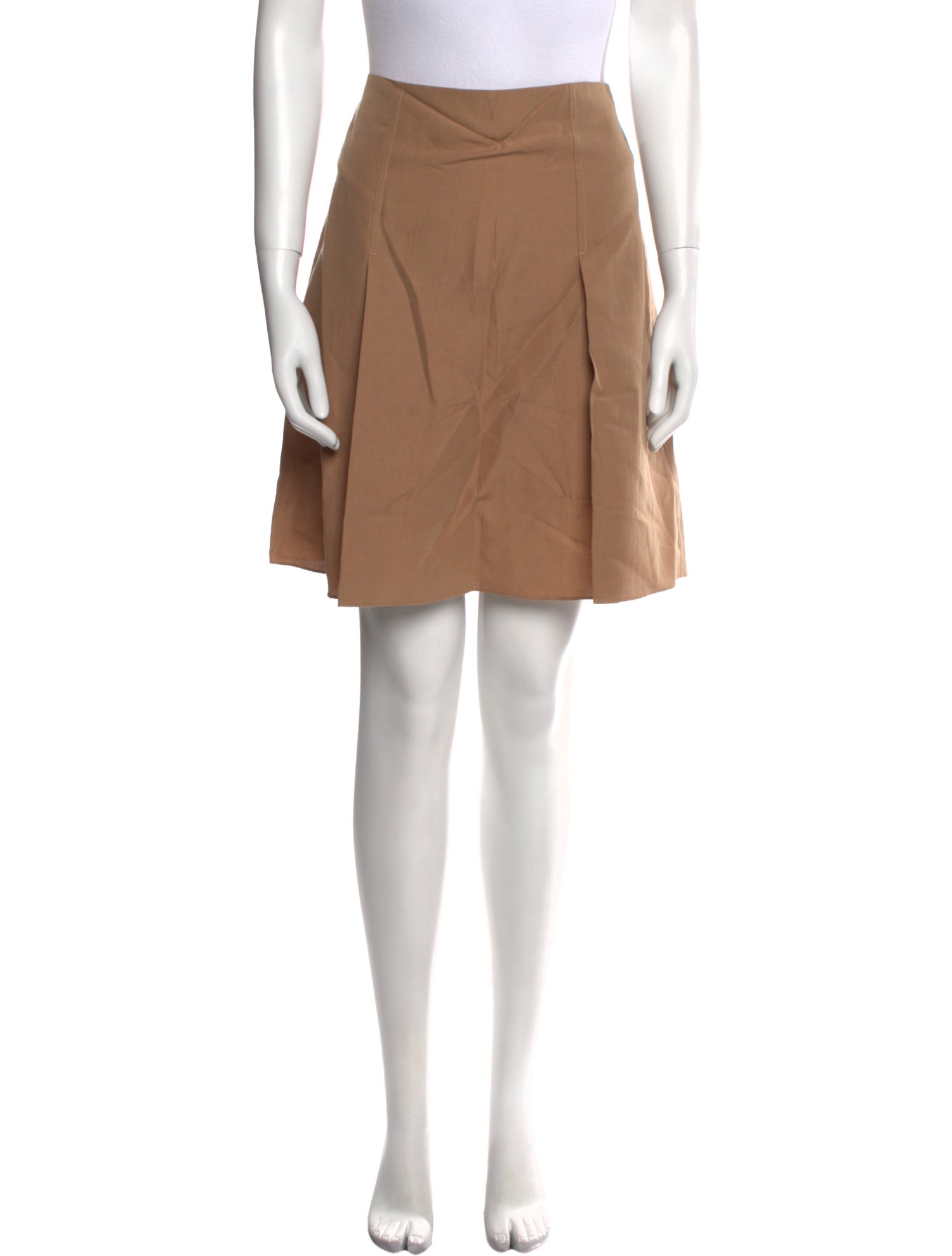 Vince Pleated Accents Knee-Length Skirt w/ Tags
