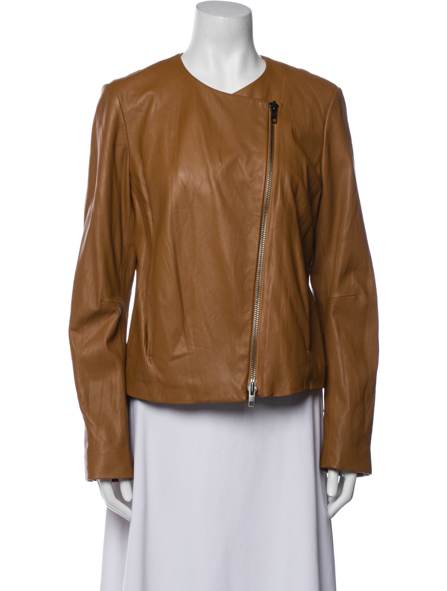 Vince Lamb Leather Biker Jacket w/ Tags