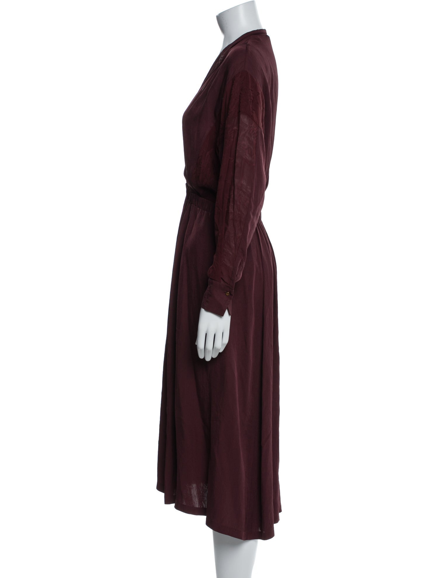 Vince V-Neck Long Dress