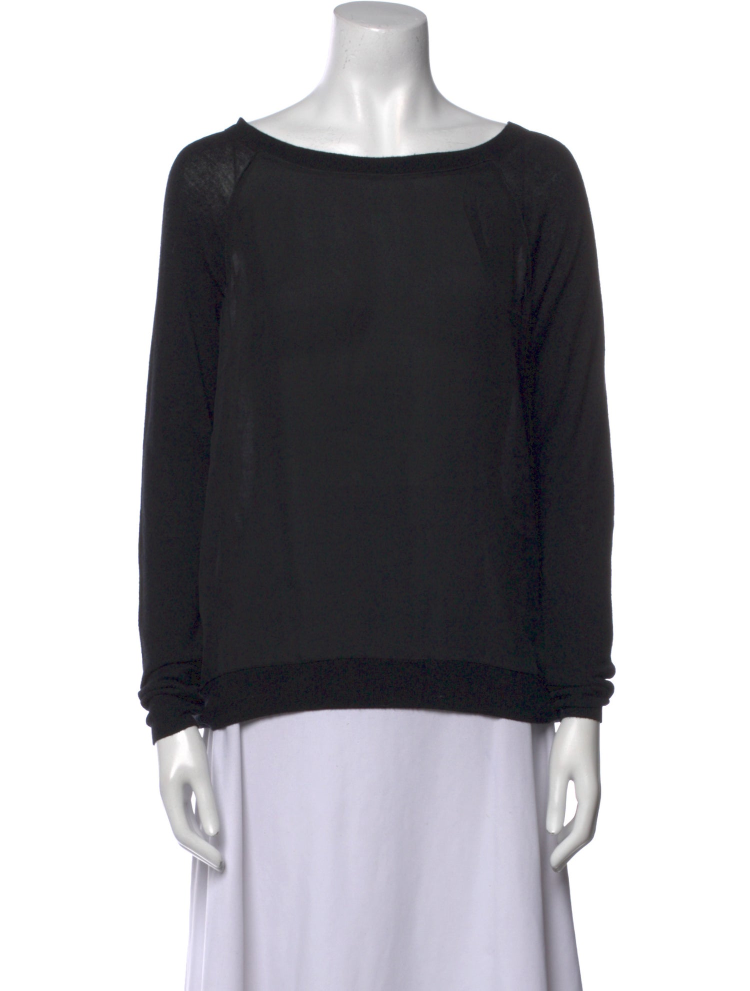Vince Silk Bateau Neckline Sweater