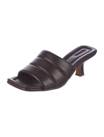 Vince Leather Slides
