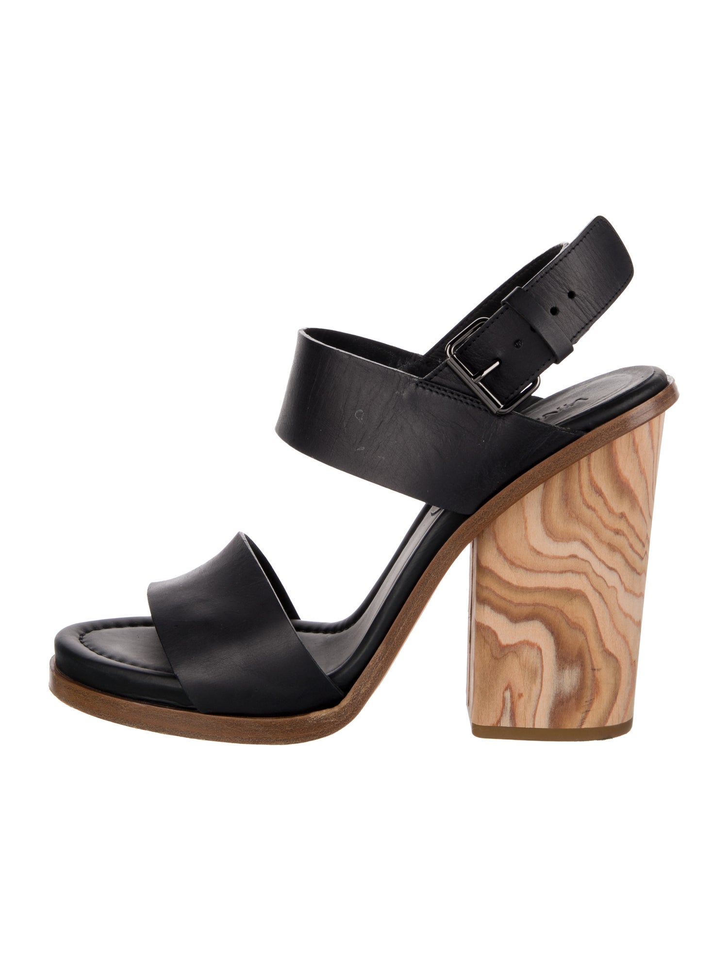 Vince Leather Slingback Sandals