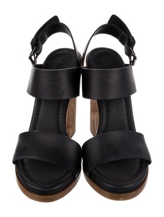 Vince Leather Slingback Sandals