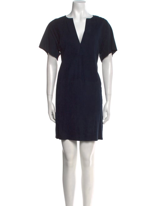Vince V-Neck Mini Dress