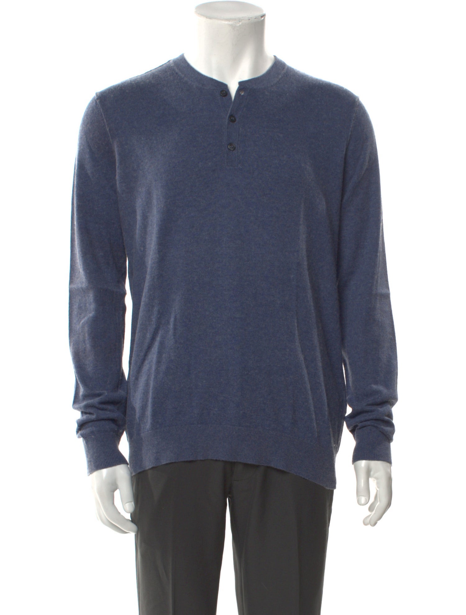 Vince Crew Neck Long Sleeve Polo Sweater