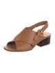 Vince Leather Slingback Sandals