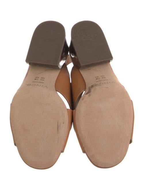 Vince Leather Slingback Sandals
