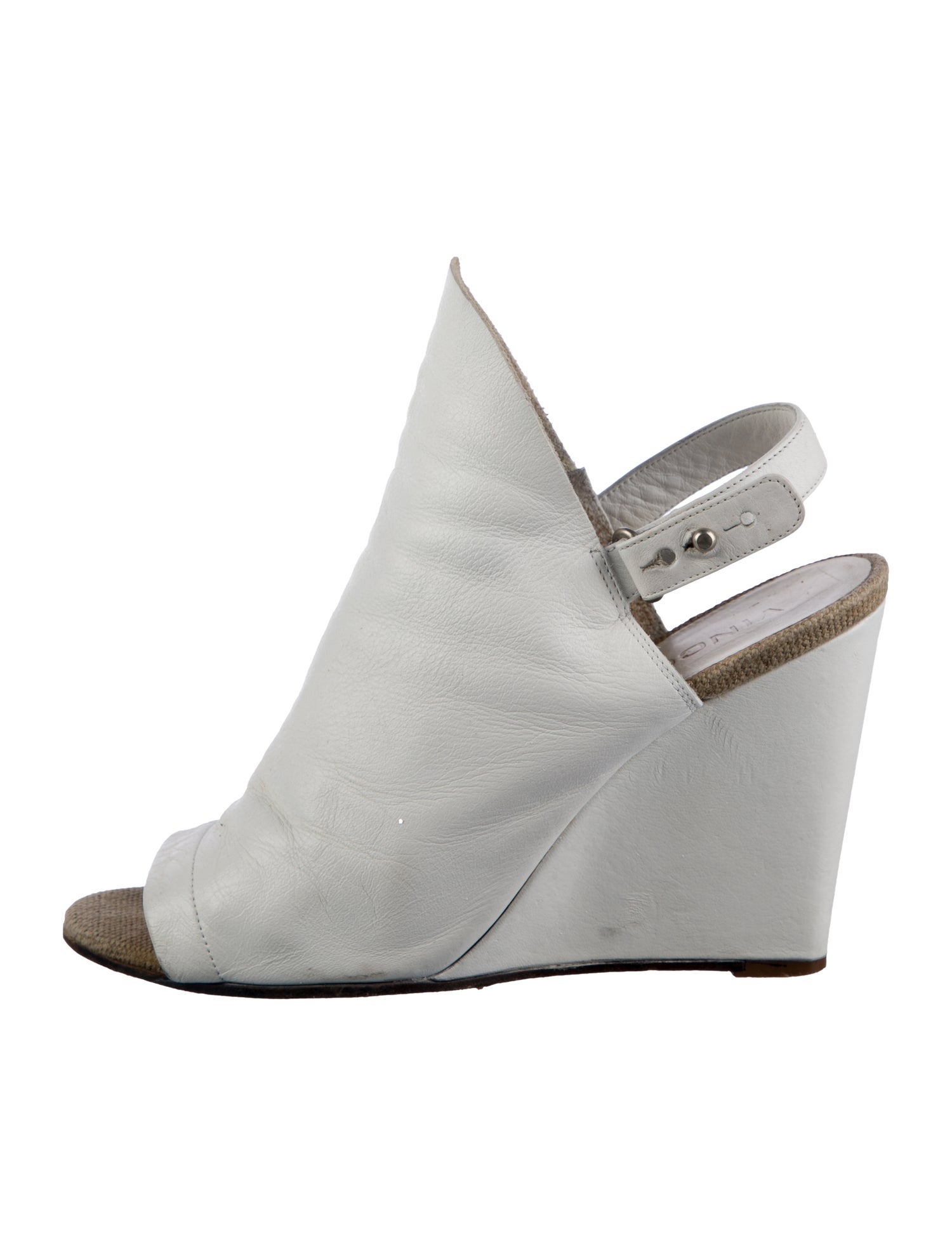 Vince Leather Slingback Sandals