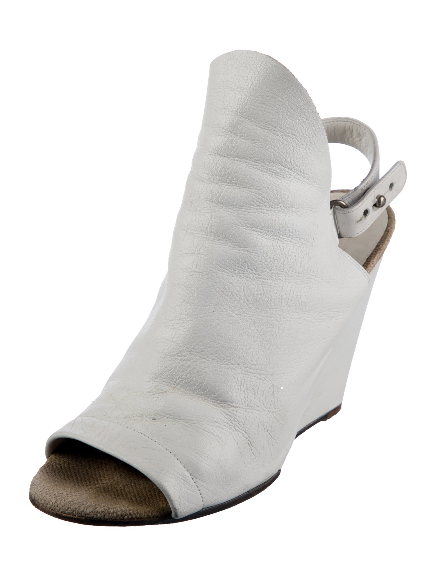 Vince Leather Slingback Sandals