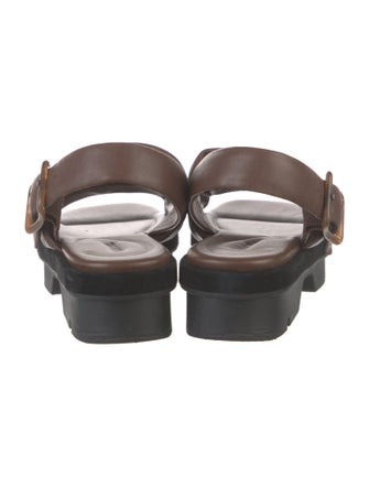 Vince Leather Slingback Sandals