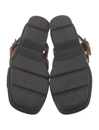 Vince Leather Slingback Sandals