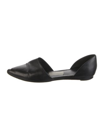 Vince Leather D'Orsay Flats