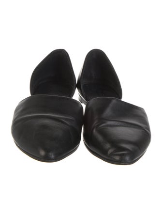Vince Leather D'Orsay Flats