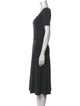 Vince Scoop Neck Midi Length Dress