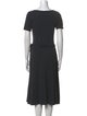 Vince Scoop Neck Midi Length Dress