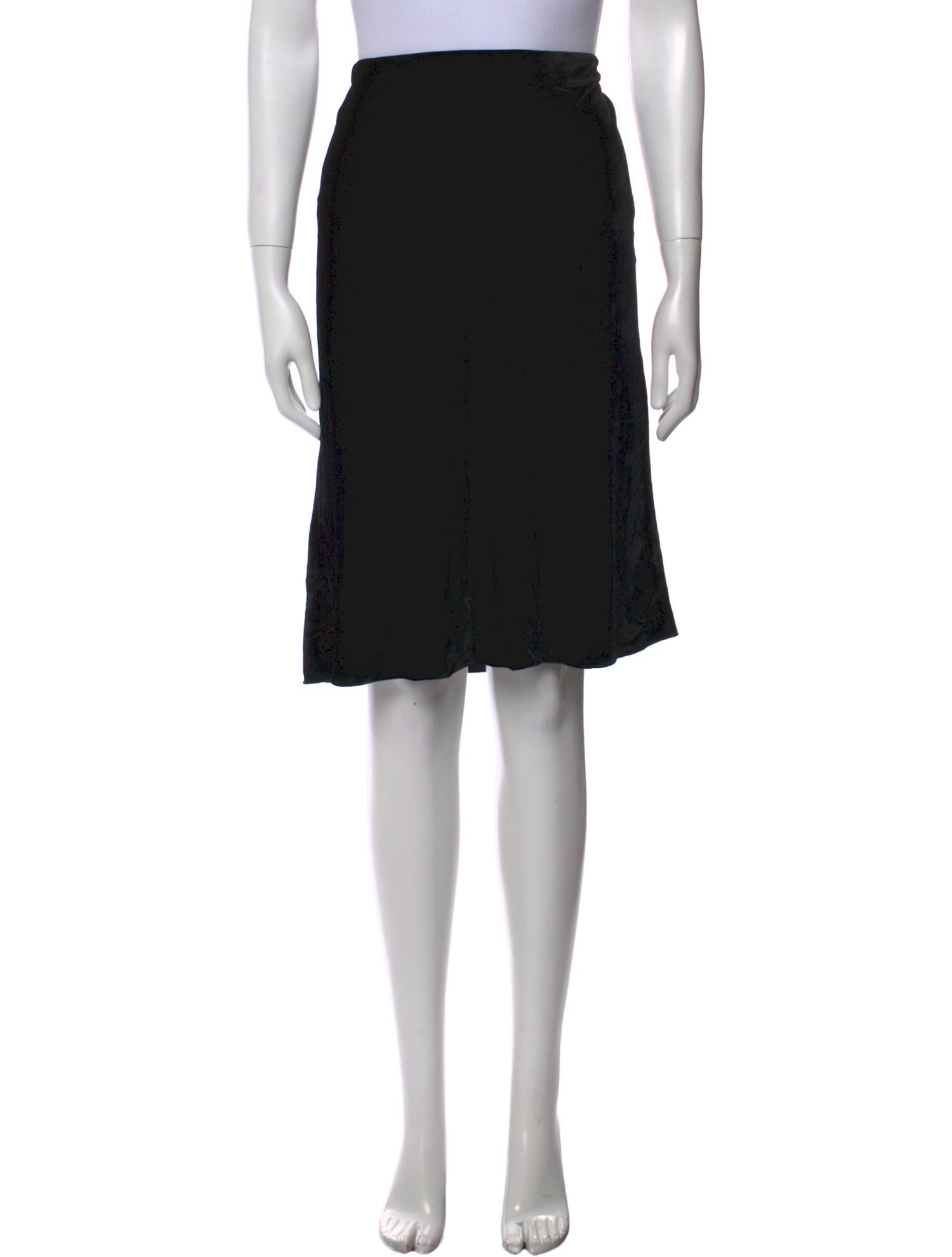 Vince Pleated Accents Knee-Length Skirt