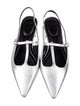 Vince Leather Slingback Flats