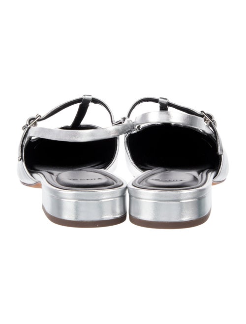 Vince Leather Slingback Flats