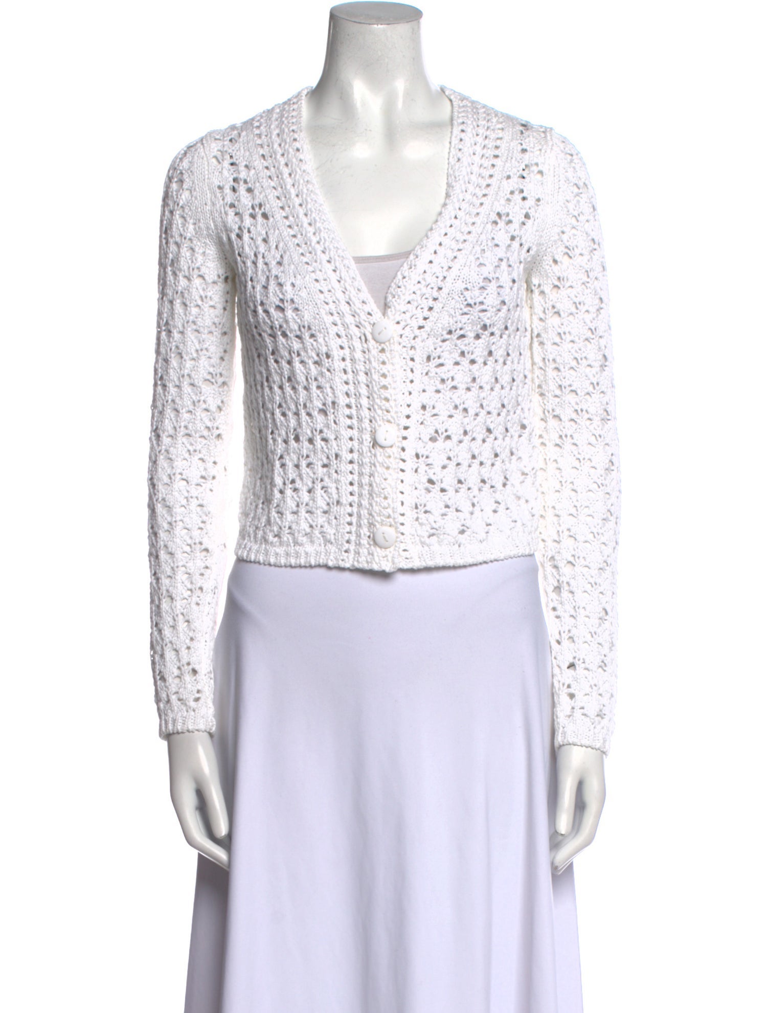 Vince Printed V-Neck Sweater