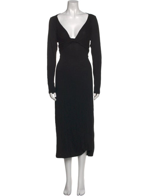 Vince V-Neck Midi Length Dress