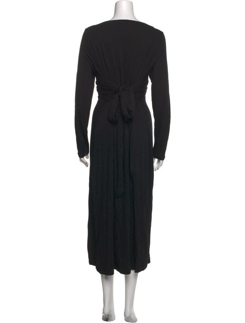 Vince V-Neck Midi Length Dress