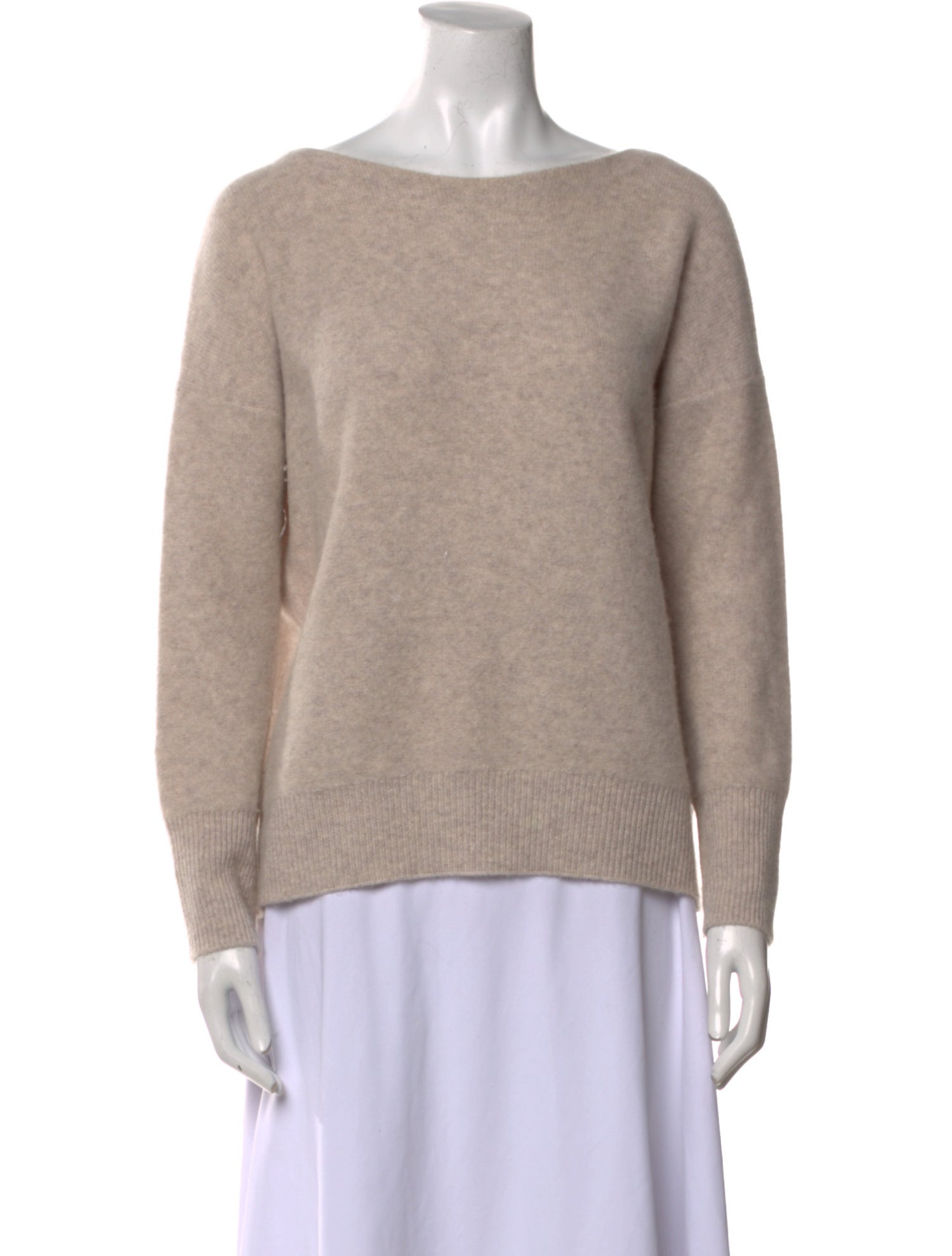 Vince Cashmere Bateau Neckline Sweater