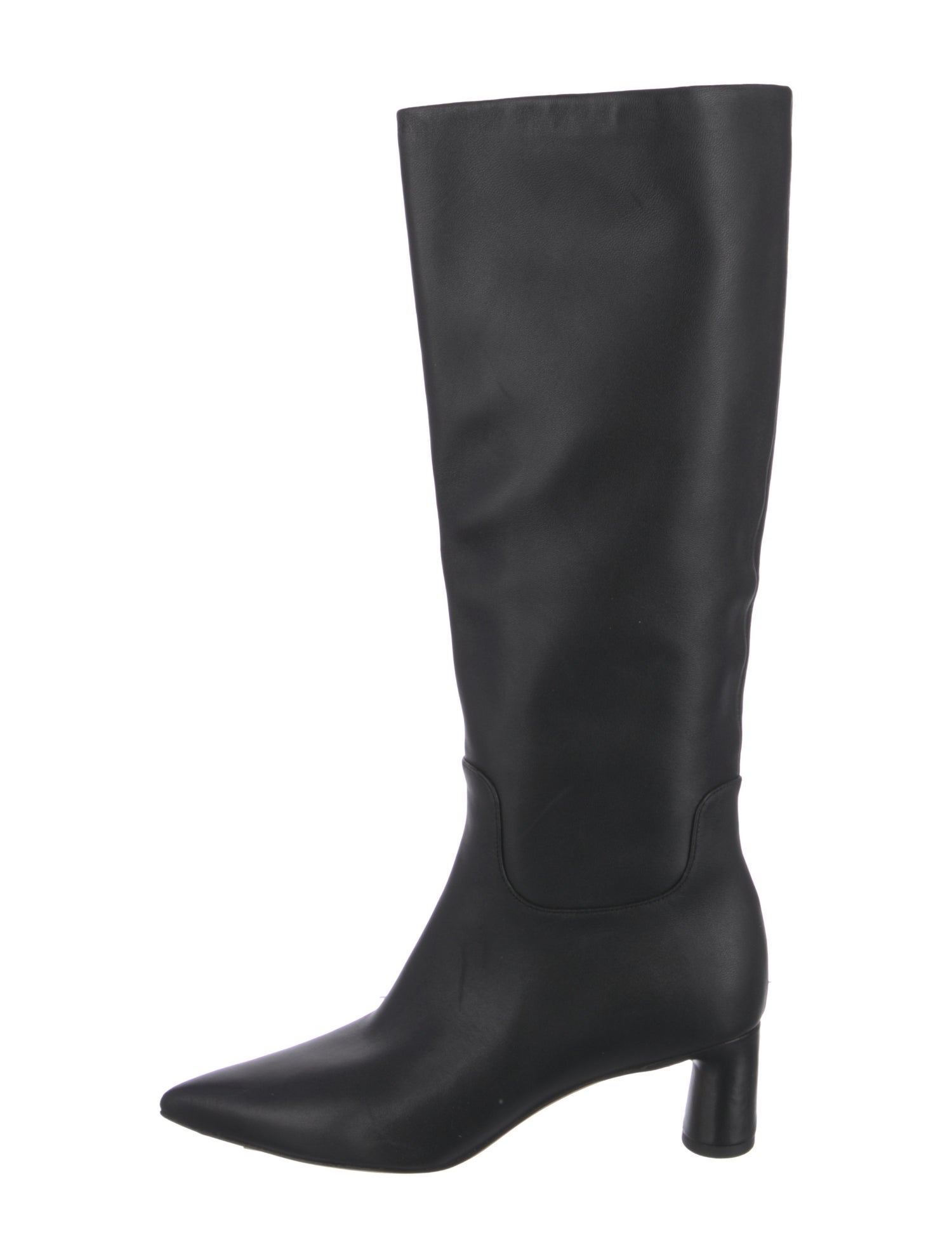 Vince Leather Riding Boots
