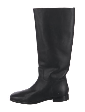 Vince Leather Riding Boots