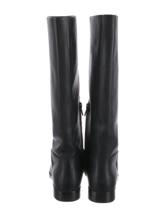 Vince Leather Riding Boots