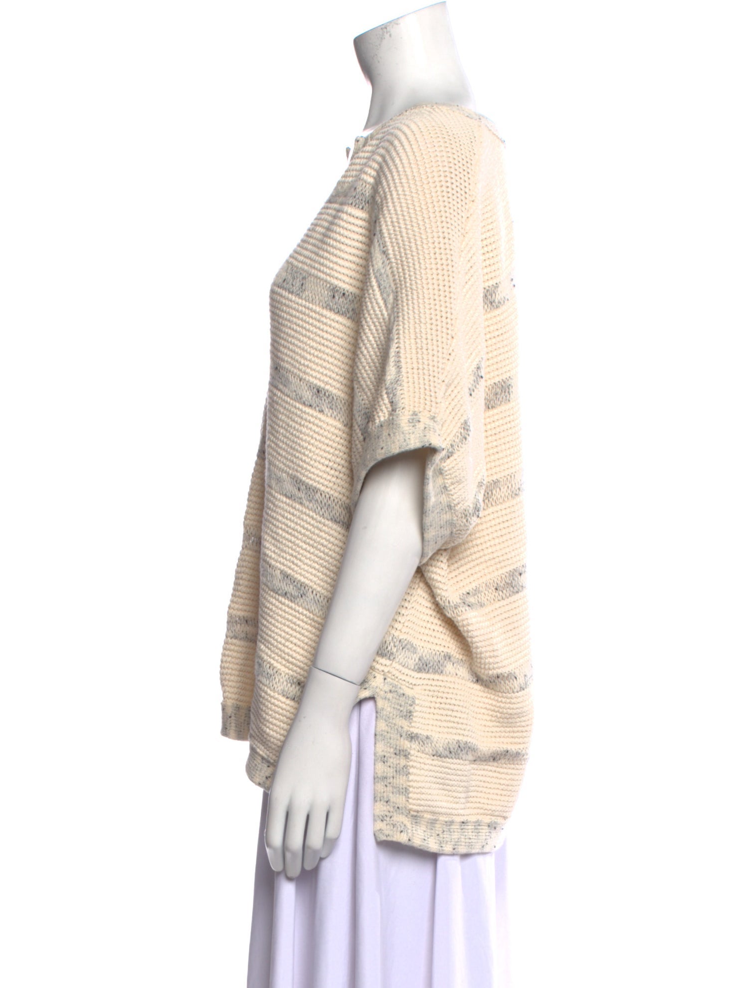 Vince Striped V-Neck Sweater