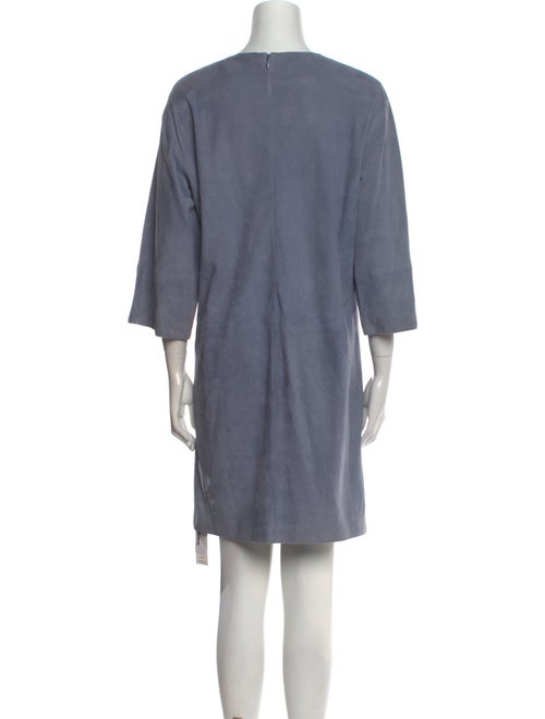 Vince Lamb Leather Mini Dress