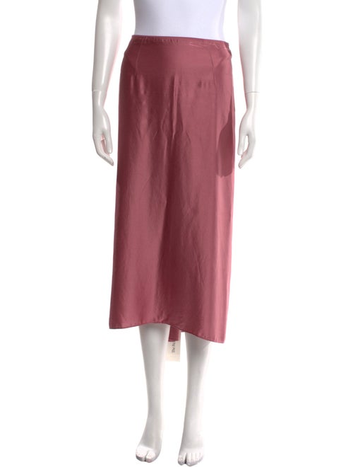 Vince Silk Midi Length Skirt