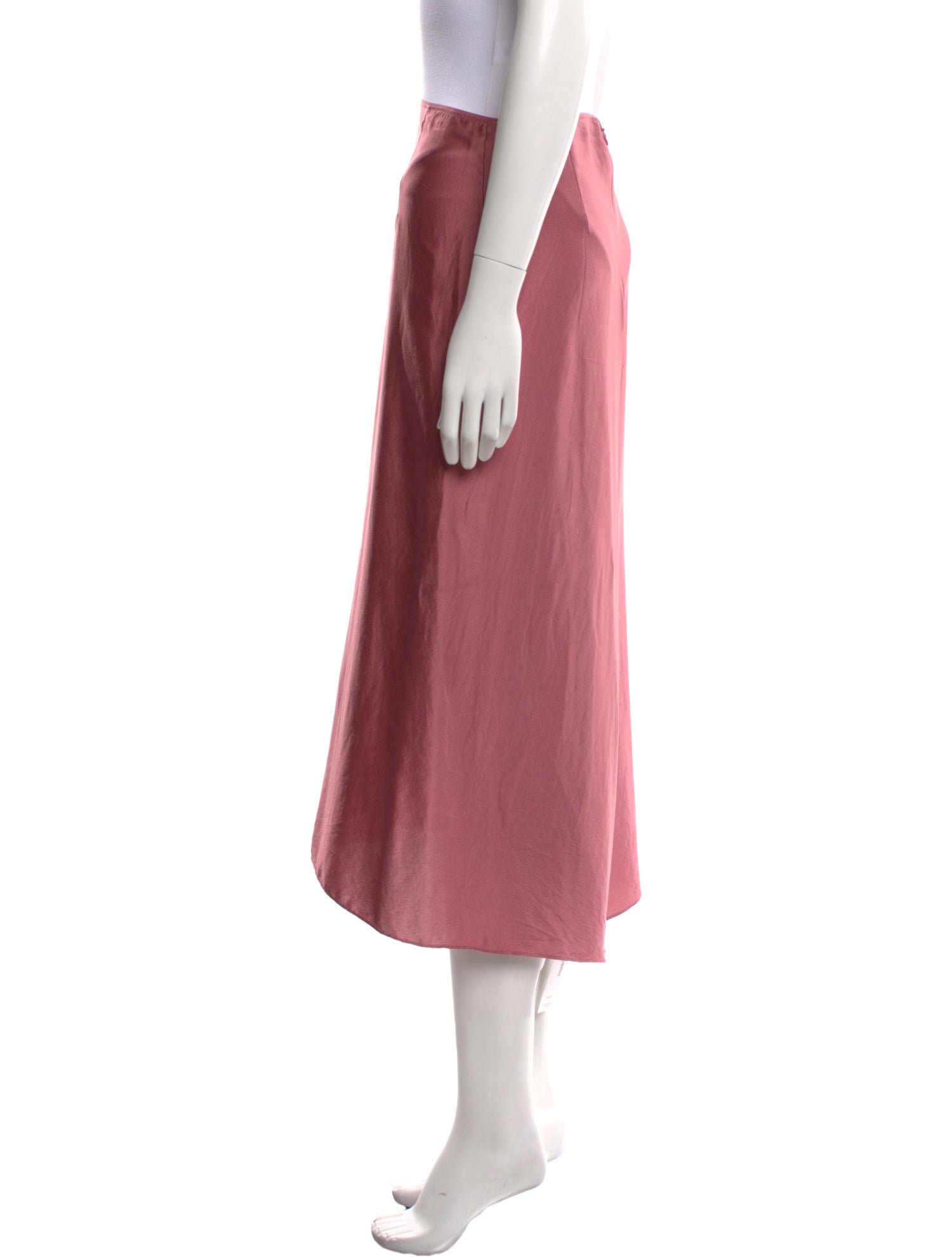 Vince Silk Midi Length Skirt