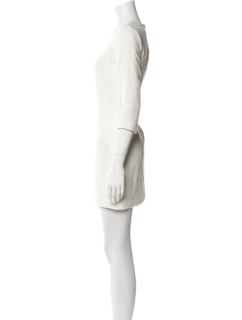 Vince Bateau Neckline Mini Dress