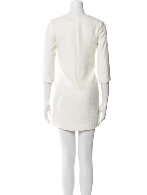 Vince Bateau Neckline Mini Dress