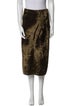 Vince Crystal Embellishments Knee-Length Skirt