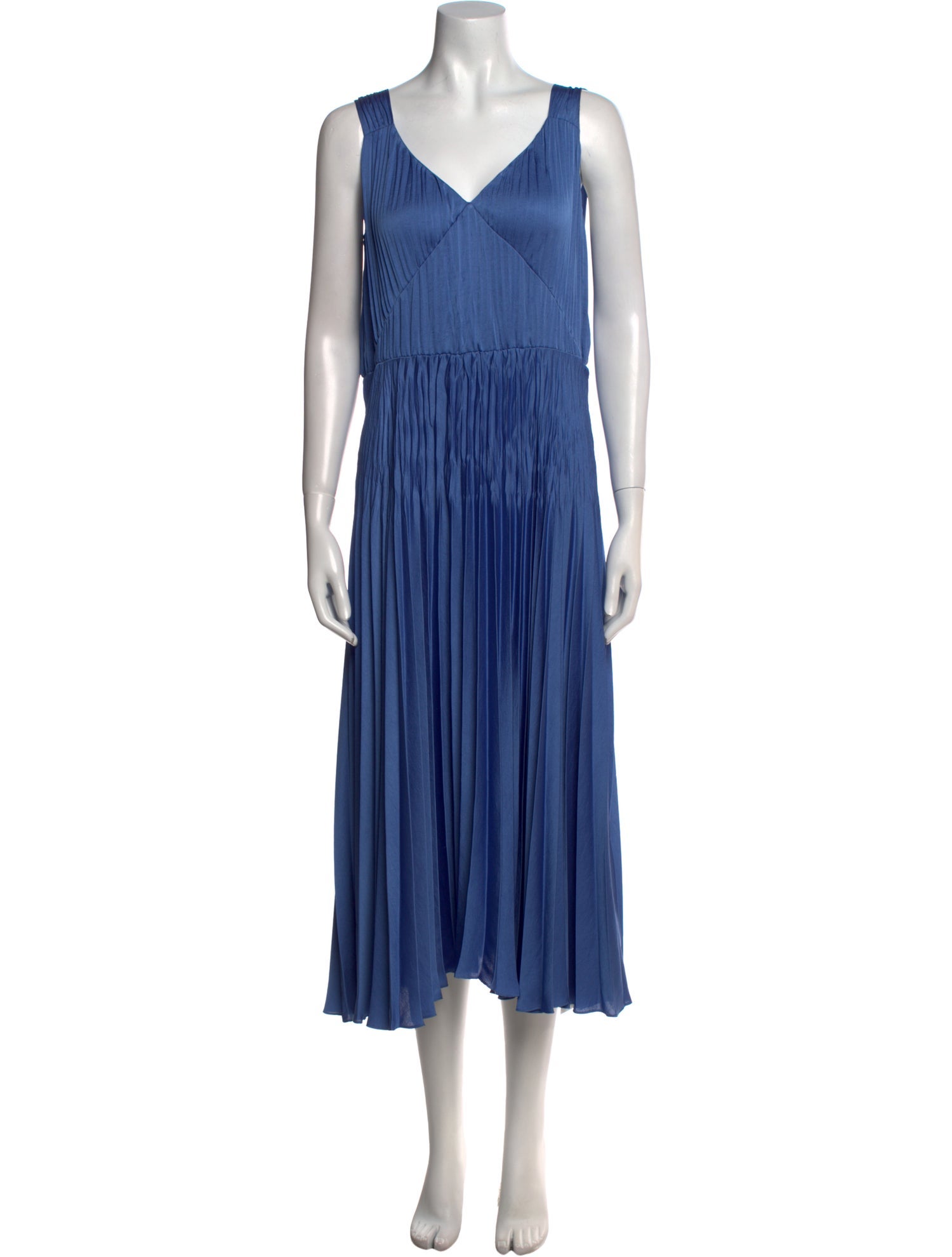 Vince V-Neck Midi Length Dress